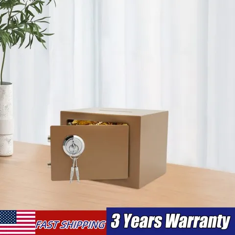 Mini Safe Box, Coin operated Security Box with Mechanical Keys Q235 Steel
