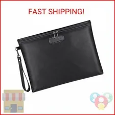 Fireproof Document Bag with Lock, ZOOPIP 14.3"x10.2" Fireproof and Waterproof Mo