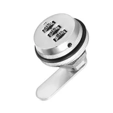Plated Code Combination Cam Lock for Cabinet Drawer with Keyless Security