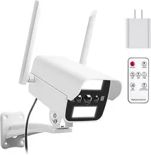 Fake Security Camera with Motion Sensor Light&Audio& Sound&Doorbell for Outdoor,