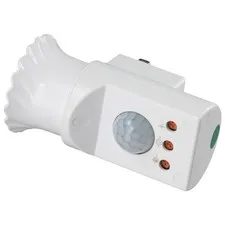E27 Screw Light Socket Plastic Durable White Motion Detection Sensor Switch P...
