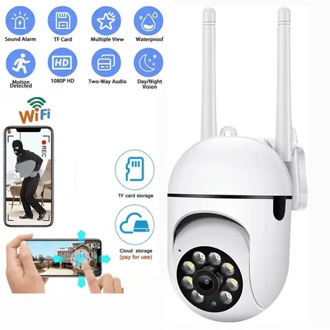 Wireless Wifi Security Camera System Outdoor Vision 1080P HD Surveillance Camera