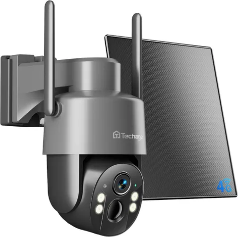 4G LTE Cellular Solar Security Camera Wireless Outdoor, 2.5K NO Wifi