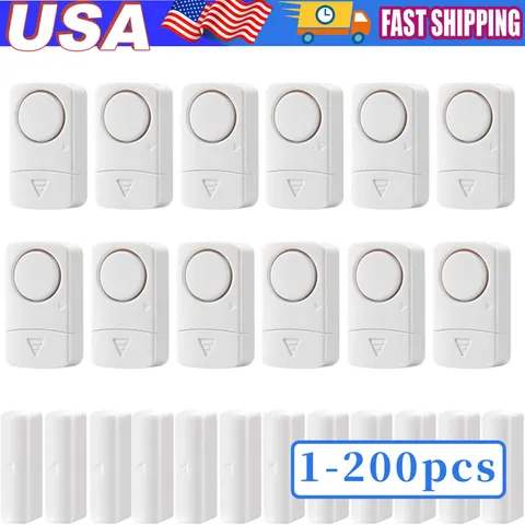 Wireless Home Window Door Burglar Security Alarm System Magnetic Sensor Lot