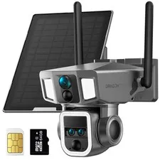 Dragon Touch 4G Cellular Security Camera,SIM Card, Local Storage