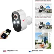 1080P Wireless Security Camera Outdoor, Battery Powered, AI Human Detection, ...