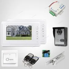 7inch Wired Video Door Entry Phone Call System with Mute Mode for Home Security