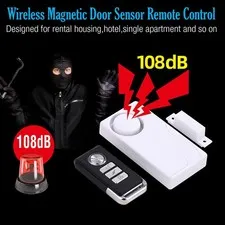 Wireless Door Burglar Security Alarm Magnetic Sensor with Remote Control