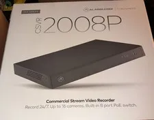 Alarm.com 8CH Commercial Streaming Video Recorder-3TB (CSVR) CSVR2008P-1X3TB