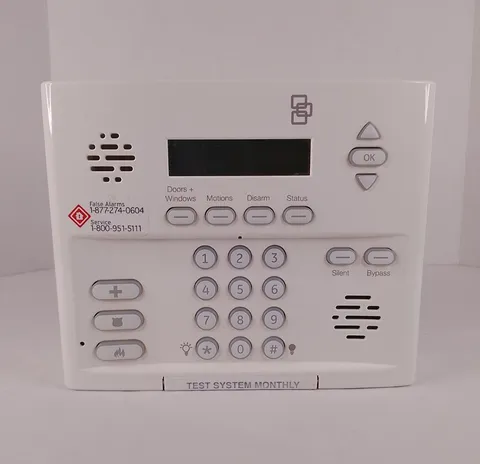 GE Interlogix Simon XT Wireless Home Security Alarm Control Panel Keypad
