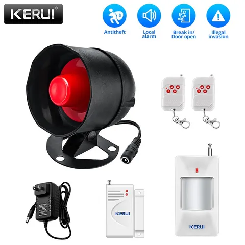 WIFI Wireless Loud 120dB Alarm Works with Tuya WIFI Detector Door Sensor Alexa