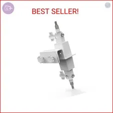 Holicfun 2-in-1 Gutter Mount for Ring, Arlo, and Cameras & Solar Panels with 1/4
