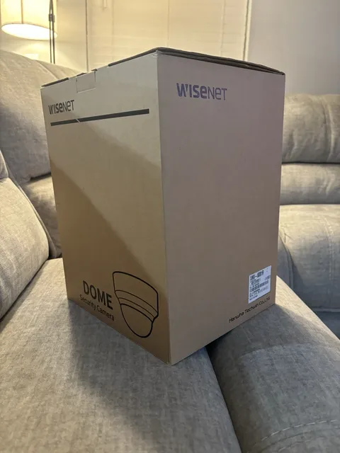 Wisenet XNV-6081R Wired IP/Network Dome Security Camera White/Black