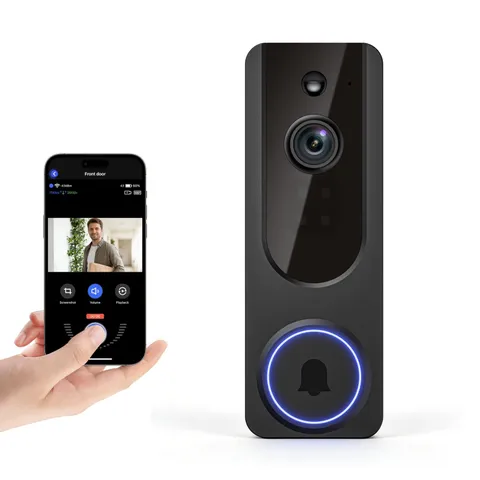 1080P Wireless Wi-Fi Doorbell Camera - Night Vision, 2-Way Audio, Motion Detecti