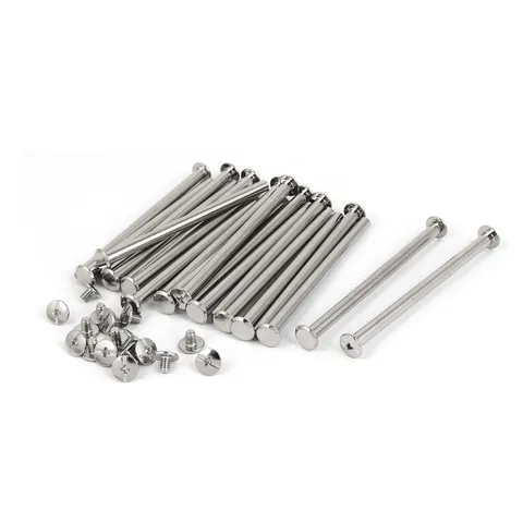 M5X80Mm Metal Catalogs Photo Album Chicago Binding Screws Seats 20pcs