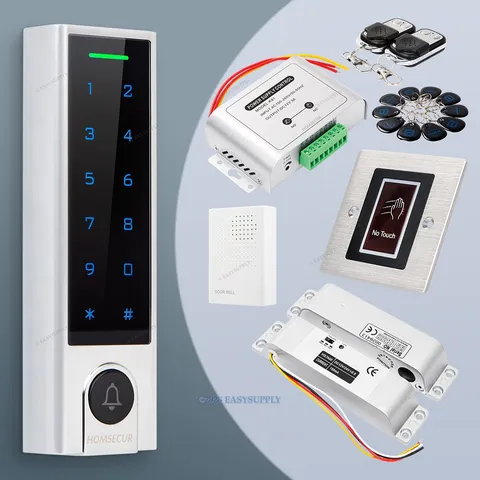 HOMSECUR Weatherproof WIFI RFID Access Control Set Lock APP Unlock