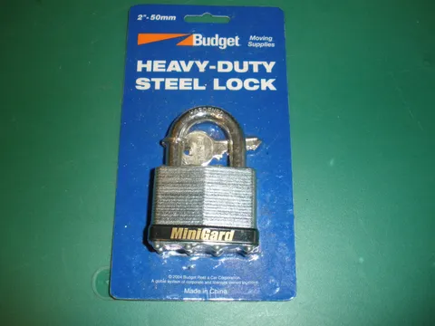 NEW Budget Moving Supplies Heavy Duty steel Lock 2" - 50mm (T38)