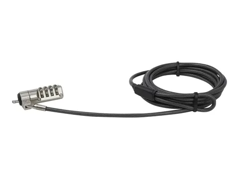 STARTECH 2M LAPTOP CABLE LOCK - STEEL COMBINATION SECURITY K-SLOT LOCK 2YR