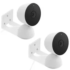 2Pack Adhesive Wall Mount Bracket for Google Nest Cam Indoor Security Camera ...