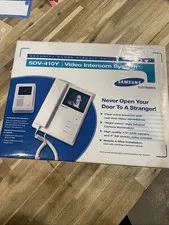 Samsung SDV-410Y Wired Video Intercom System Open Box Complete