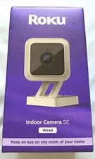 3 - Roku Indoor Cameras SE 1080p Wi-Fi Wired Indoor IP Security Camera, White
