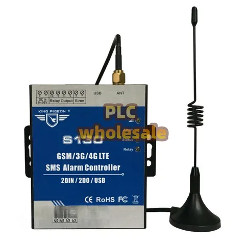 S130 4G GSM SMS 2 Way Remote Controller Alarm Relay Switch Fit Android / Ios APP