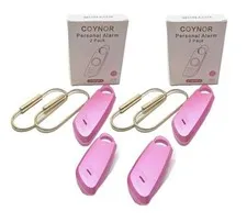 Personal Safety Alarms Pink 140dB Siren Strobe Light Self Defense New X4 Lot