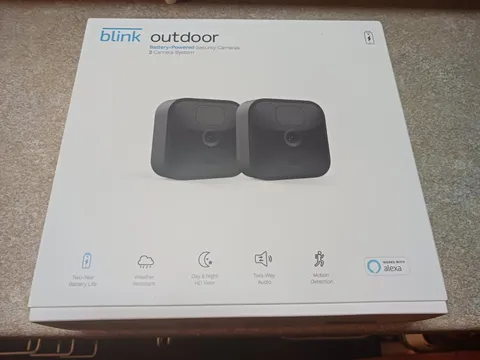 Blink Outdoor Wireless HD Smart Security 2 Camera System 1080p 3rd gen open box