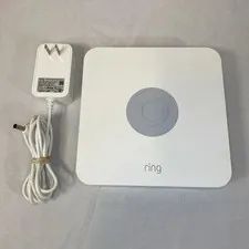 Ring Alarm Base Station 2nd Gen ZWave Plus Hub Model 4HB1U9-0EN0 w/ AC adapter