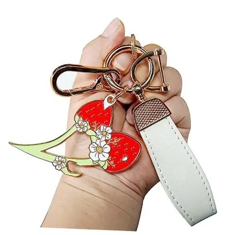 Keychain Safety for Women Self Defense Strawberry Strawberry Keychain Set 1
