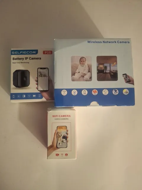 Lot Of 3 Smart Wireless Security Camera