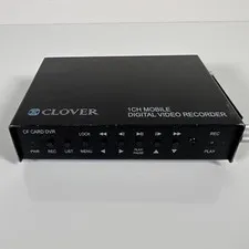 Clover 1CH 1 Channel Mobile Digital Video Recorder DVR - Black