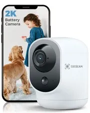 Camara De Seguridad Inalambrica Với Bateria Recargable Y Reconocimiento
