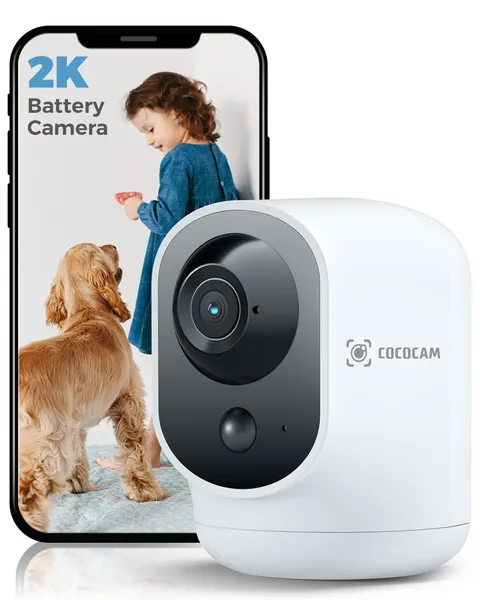 Camara De Seguridad Inalambrica Với Bateria Recargable Y Reconocimiento