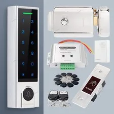 HOMSECUR IP66 APP WIFI RFID Access Control Set Electric rim lock