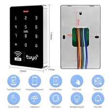 Wifi Door Access Control System Set Waterproof RFID Keypad Controller APP Remote