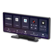 10.26in Car Dashboard DVR Dash Cam Recorder Camera G-Sensor 4K Carplay/Android