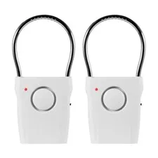 2X Touch Sensor Door Handle & Window Burglar Alarm Anti-Theft Alarm System 120dB