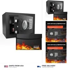 PATRON fireproof safe box for home ，mini safe for money，coin safes with code，...