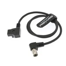 D Tap 4 Pin Hirose Right Angle Male Power Cable Sound Devices Mixer Video
