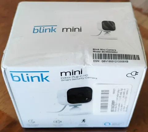 NEW & SEALED Blink Mini Indoor Plug-In Live HD Smart Security Camera 