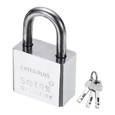 50 x 30 mm Heavy Duty Lock Alloy Steel High Security Padlocks with 3 Keys