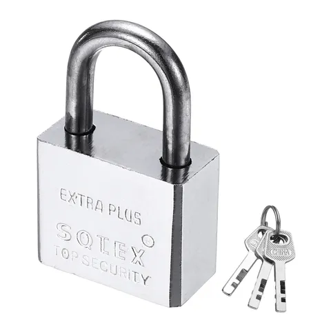 50 x 30 mm Heavy Duty Lock Alloy Steel High Security Padlocks with 3 Keys
