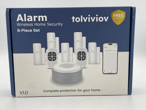8pcs WiFi Wireless Home Security DIY Burglar House Alarm System Phone APP Alert
