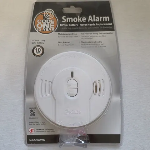 Kidde i9010 Smoke Alarm Code One Sealed-in Lithium 10 Year Battery NEW Sealed