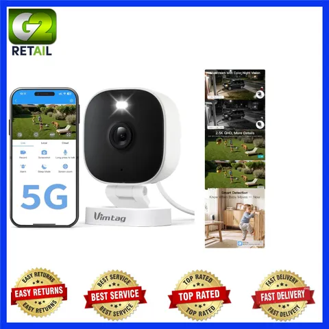 2.5K Home Security Camera with Motion Detection and Night Color Vision
