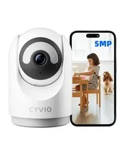 5MP Indoor Security WiFi Camera, with Smart Night Light, 2.4/5GHz
