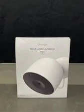 Google Nest Cam Outdoor 2nd Gen - Wired Security Camera with 2K Video, Works wit