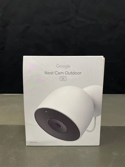 Google Nest Cam Outdoor 2nd Gen - Wired Security Camera with 2K Video, Works wit