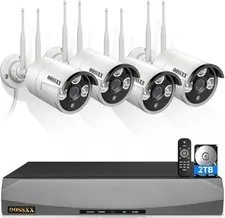 2026 Wireless WiFi Outdoor Security Camera System NVR
